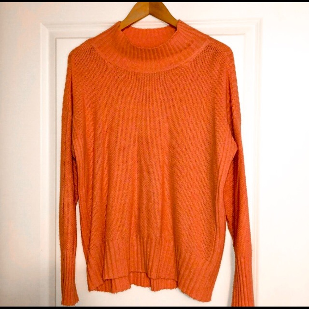 Anthropologie - peach sweater
